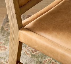 Tatum Leather Dining Chair - Thumbnail 3