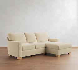 Buchanan Modern Square Arm Chaise Sectional (91"-107")