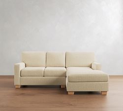 Buchanan Modern Square Arm Chaise Sectional (91"-107")