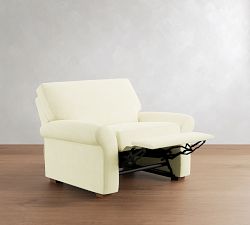PB Comfort Modern Roll Arm Power Recliner