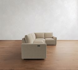 Westwood Slim Arm Power Reclining Reversible Wedge Sectional (116"-128")