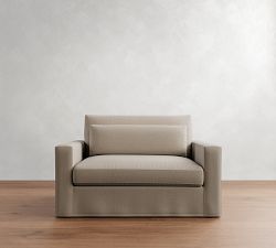 Westwood Square Arm Deep Seat Slipcovered Sofa (65&quot;&ndash;125&quot;)