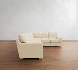 Buchanan Modern Square Arm 3-Piece L-Shaped Sectional (93")