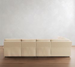 PB Comfort Roll Arm Power Reclining L-Shaped Chaise Sectional (153"-167")