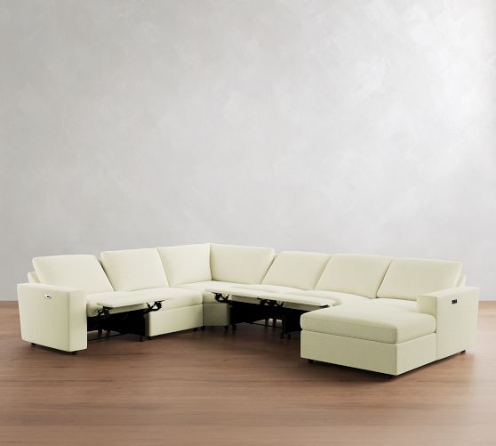Dream Power Reclining Chaise Sectional