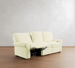 PB Comfort Modern Roll Arm Motion Power Reclining Sofa (93&quot;)