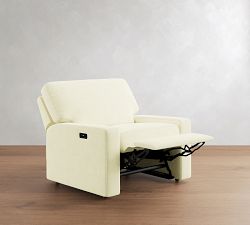 PB Comfort Modern Square Arm Power Recliner