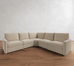 Westwood Slim Arm Power Reclining L-Shaped Sectional (116"-128")