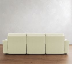 Dream Power Reclining Chaise Sectional - Storage Available (115&quot;-127&quot;)