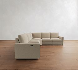 Westwood Slim Arm Power Reclining L-Shaped Sectional (116"-128")