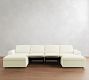 Dream Power Reclining Double Chaise Sectional - Storage Available (147&quot;-171&quot;)