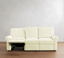 PB Comfort Modern Roll Arm Motion Power Reclining Sofa (93&quot;)