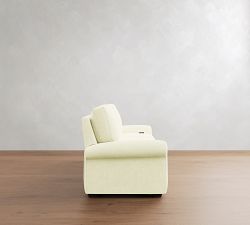 PB Comfort Modern Roll Arm Motion Power Reclining Sofa (93&quot;)