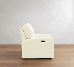 PB Comfort Modern Square Arm Power Recliner