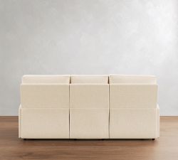 PB Comfort Square Arm Power Reclining Sofa (86")