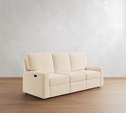 PB Comfort Square Arm Power Reclining Sofa (86")