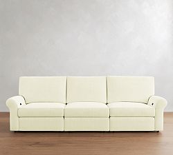 PB Comfort Modern Roll Arm Power Reclining Sofa - Storage Available (85&quot;-145&quot;)