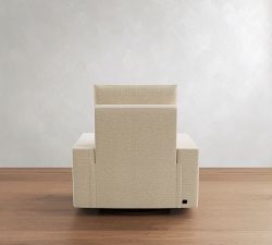 Larkspur Square Motion Power Swivel Glider Recliner