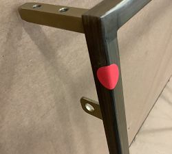 Open Box: Delaney Marble 36&quot; Console Table, Brass