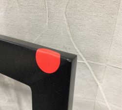 Open Box: Riviera Metal Outdoor Dining Side Chair Frame - Black