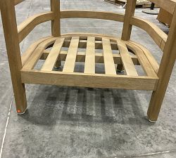 Open Box: Woodside Outdoor Lounge Chair Frame, Individual - Coastal Beachwood