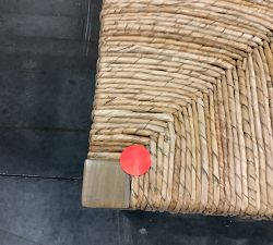 Open Box: Malibu Woven Backless Counter Stool (24.5" h) - Honey