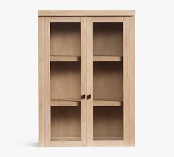 Open Box: Modern Farmhouse Modular Collection, Display Cabinet Hutch - Fog