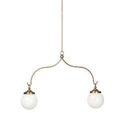 Shaya Milk Glass Bubbled Chandelier (27&quot;)