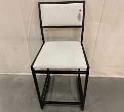 Open Box: Hardy Upholstered Stool, Counter Height - Bronze/Performance Boucle Oatmeal