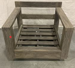 Open Box: Rockport Swivel Outdoor Lounge Chair Frame, Individual - Gray