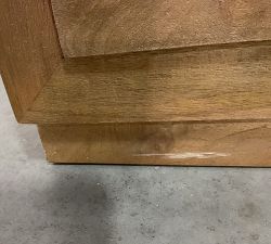 Open Box: Oakleigh 3-Drawer Dresser, 41", Modern Hardware - Heirloom Wheat