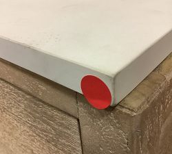 Open Box: Rylee 60" Double Sink Bathroom Vanity, Base Only - White Wash