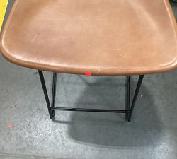 Open Box: Brenner Leather Counter Stool, Individual - Tan