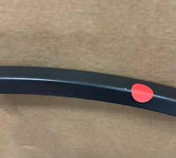 Open Box: Malcolm Round Nesting Coffee Table, 40&quot; Diam. - Glazed Pine, Brushed Gray