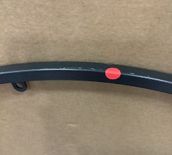 Open Box: Malcolm Round Nesting Coffee Table, 40&quot; Diam. - Glazed Pine, Brushed Gray