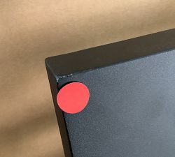 Open Box: Malibu 66&quot; Metal Platform Outdoor Armless Loveseat Frame, Black