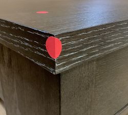 Open Box: Modern Farmhouse Rectangular Coffee Table - Tahoe Brown