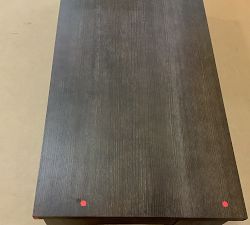 Open Box: Modern Farmhouse Rectangular Coffee Table - Tahoe Brown