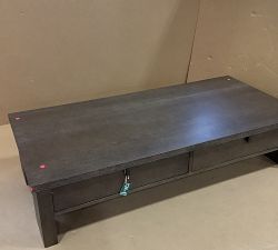 Open Box: Modern Farmhouse Rectangular Coffee Table - Tahoe Brown