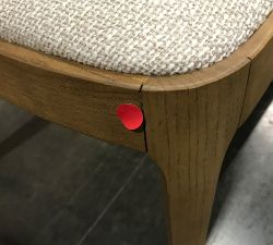 Open Box: Ryder Upholstered Dining Chair, Set of 2 - Gibson Wheat