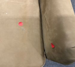 Open Box: Willem Leather Armchair - Nubuck Camel