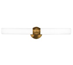 Open Box: Ruthin Double Sconce, 27" - Aged Brass