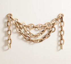 Open Box: Wooden Chain Wall Art - Natural