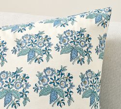 Bethany Floral Reversible Embroidered Pillow