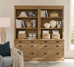 Aubrey Storage Shelf with File Cabinet (36&quot;- 108&quot;) &#8203;