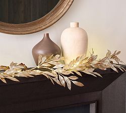 Leafy Glam String Lights Garland
