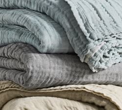Open Box: Cloud Linen Blanket