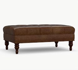 Martin Leather Ottoman