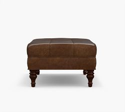 Martin Leather Ottoman