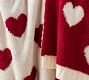 Heart Jacquard Knit Throw